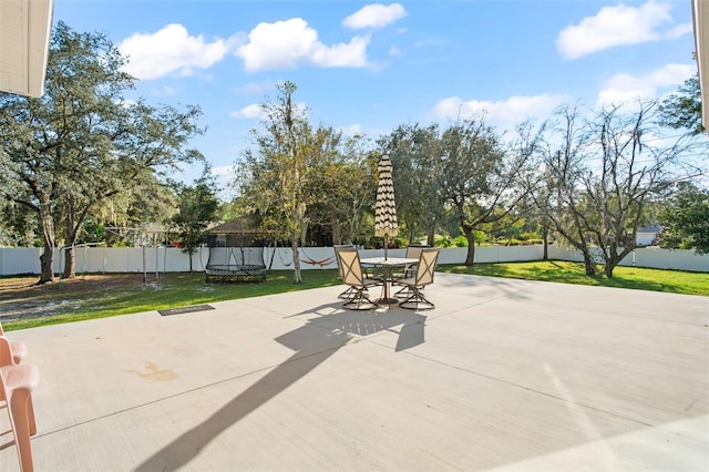 view of patio