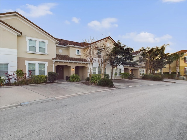 view of mediterranean / spanish house