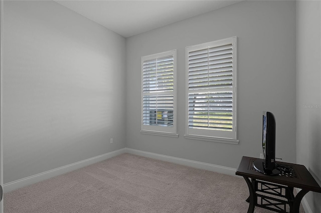 empty room featuring carpet floors