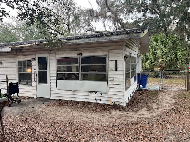 view of back of property