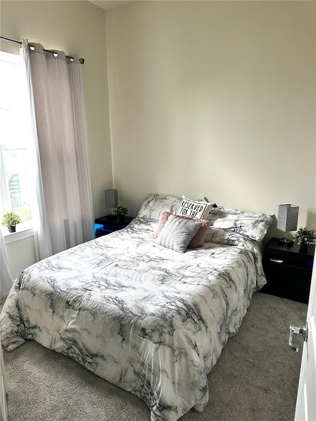 bedroom featuring carpet floors