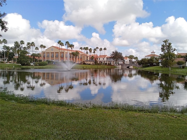 view of water feature