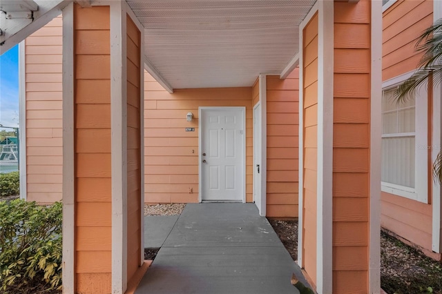 view of entrance to property