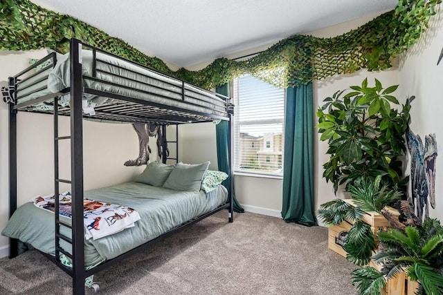 bedroom with carpet flooring