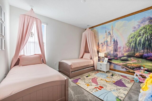 bedroom featuring carpet floors