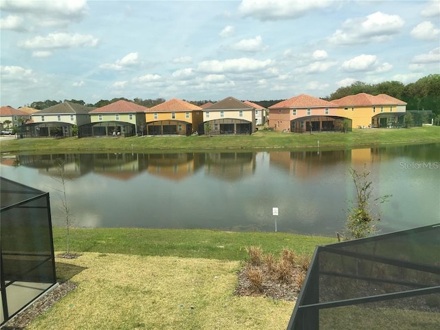 view of water feature