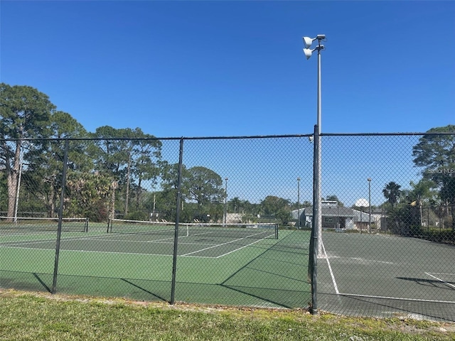 view of sport court