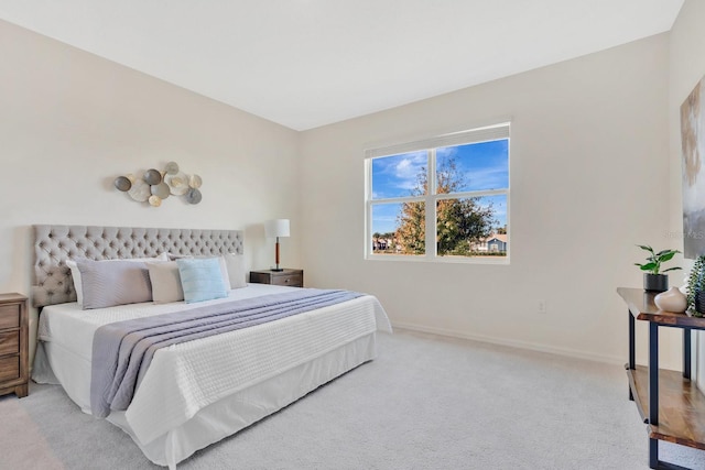 bedroom with carpet flooring