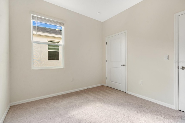 spare room with carpet floors