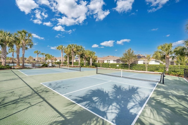 view of sport court with basketball court