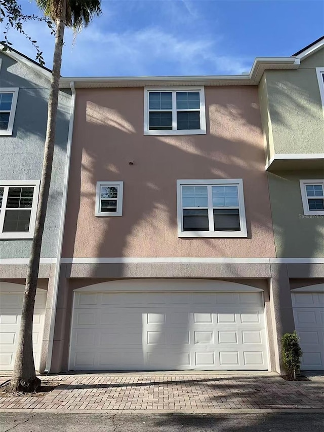 view of home's exterior featuring a garage