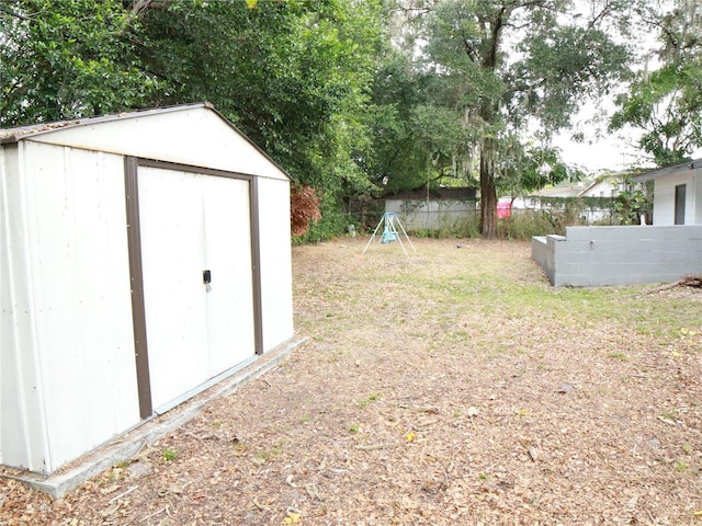 view of outdoor structure