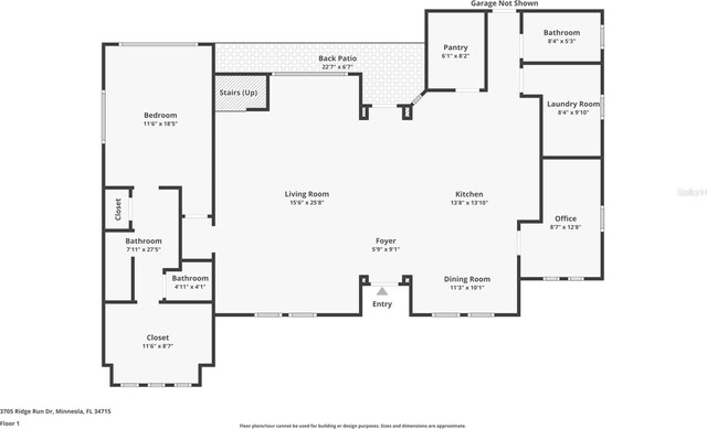 3705 Ridge Run Dr, Minneola, FL 34715 - floor plan