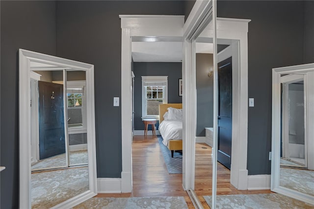 interior space featuring hardwood / wood-style floors and plenty of natural light