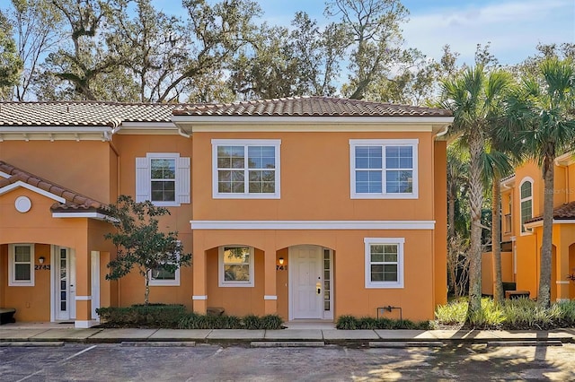 view of mediterranean / spanish house