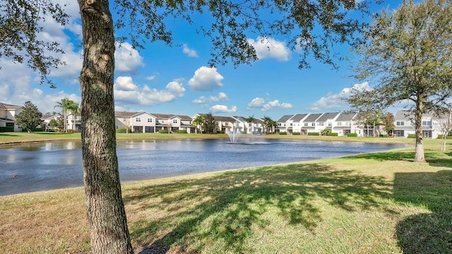 water view featuring a residential view