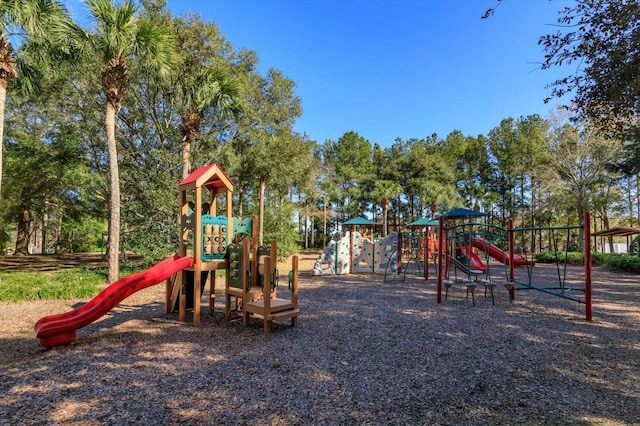 view of play area