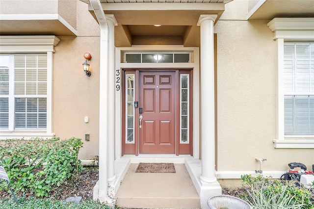 view of property entrance