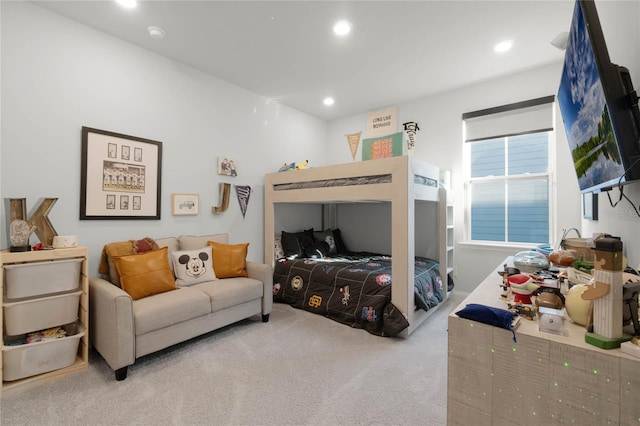 bedroom featuring carpet floors