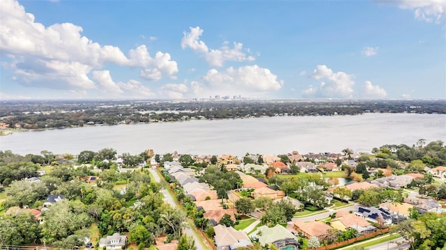 1610 Conway Isle Cir, Belle Isle, FL 32809 - aerial perspective of suburban area with a large body of water