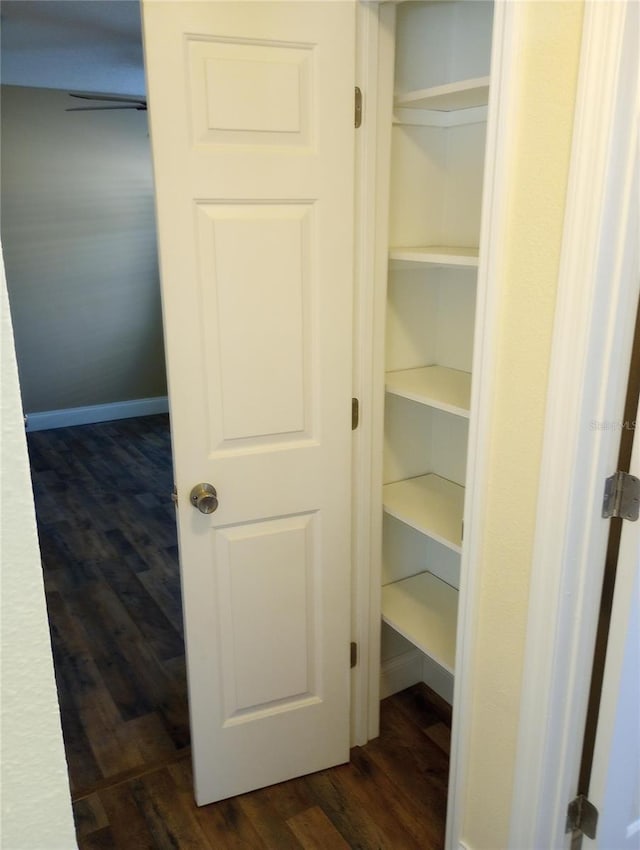 view of closet