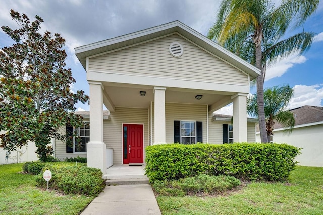 view of front of home