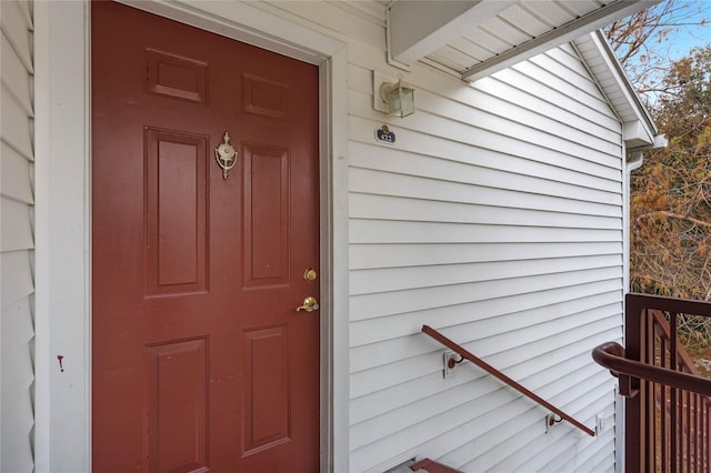 view of entrance to property