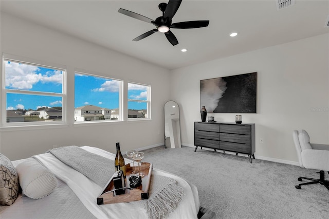4360 Sunset Preserve Blvd, Orlando, FL 32820 - carpeted bedroom with ceiling fan