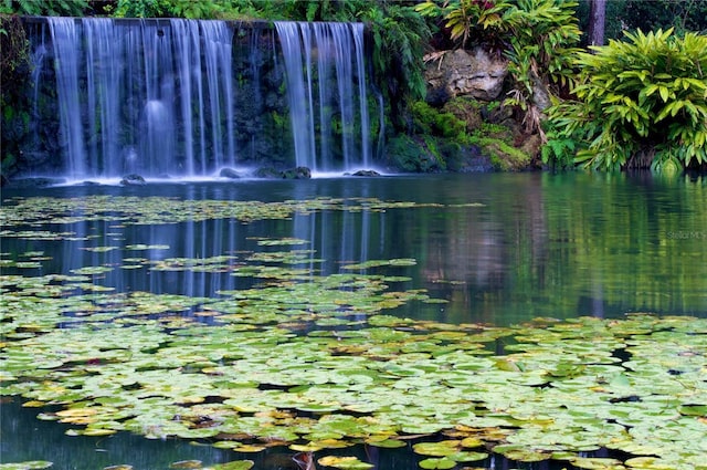 view of water feature