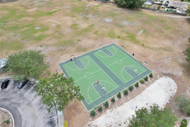 view of basketball court