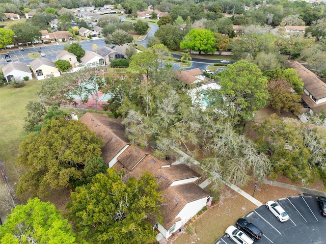 aerial view featuring a residential view