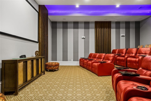 view of home theater room