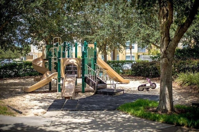 view of play area