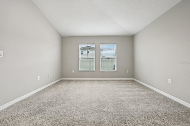 unfurnished room with carpet floors