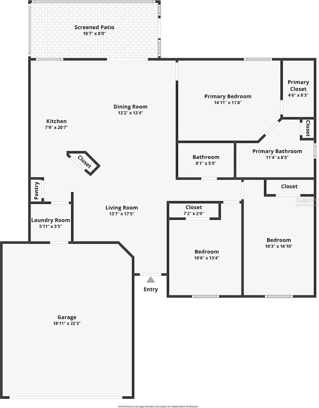 637 Twin Lake Ave, Deltona, FL 32738 - view of property floor plan