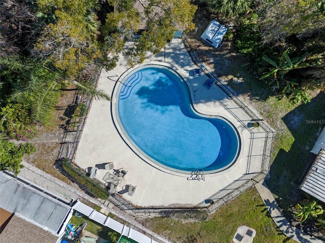 view of pool