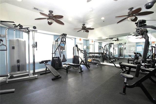 view of exercise room