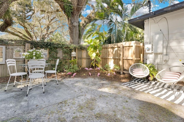 view of patio