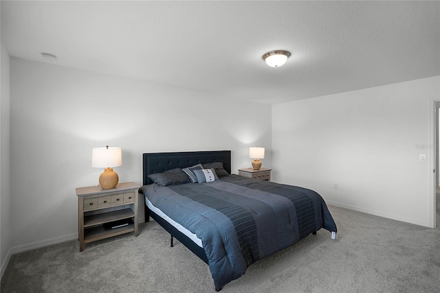 bedroom with carpet flooring