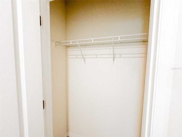 view of closet