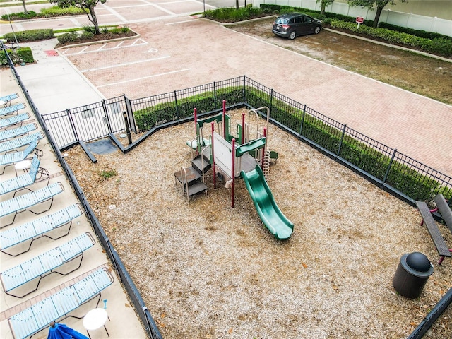 view of play area