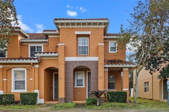 view of mediterranean / spanish house