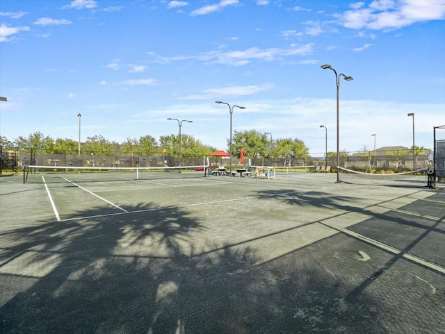 view of sport court