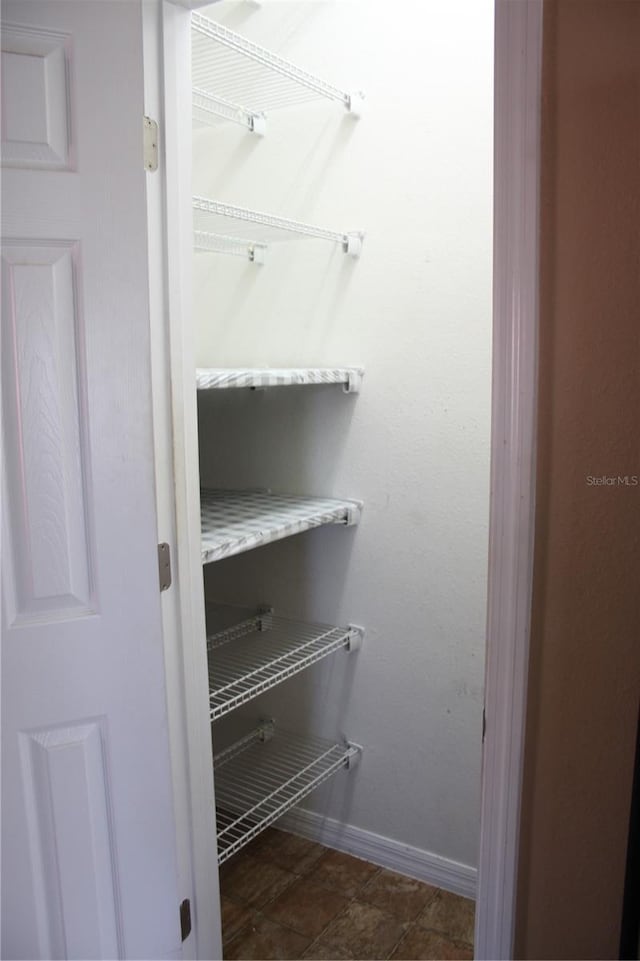 view of pantry