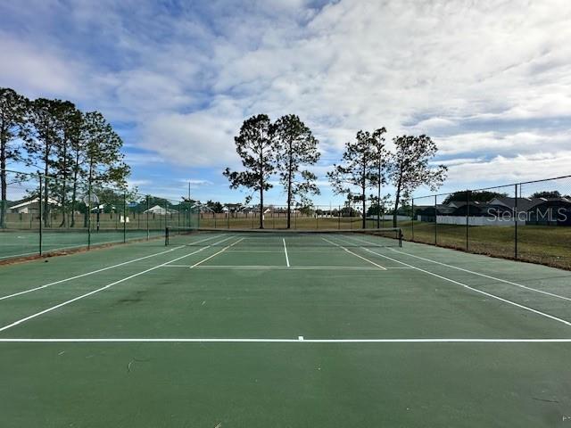 view of sport court