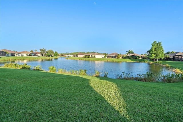 water view with a residential view