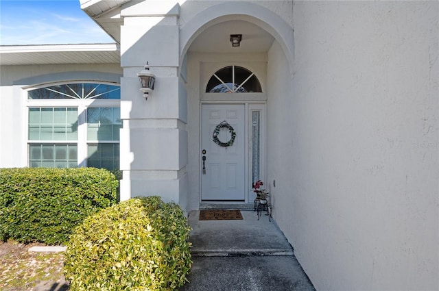 view of property entrance