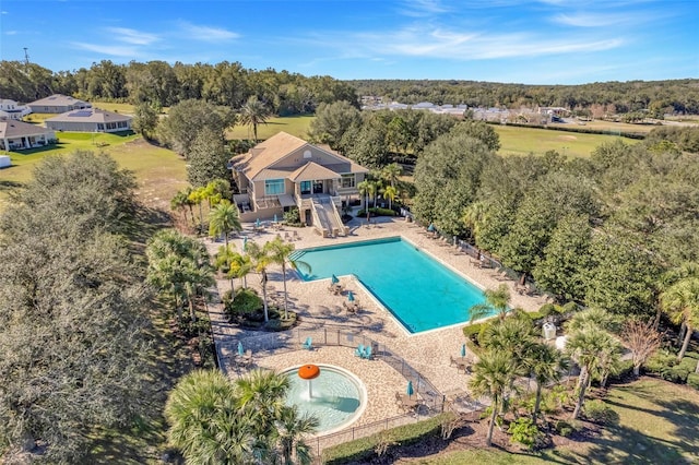 view of pool