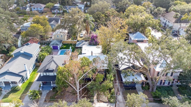 bird's eye view featuring a residential view