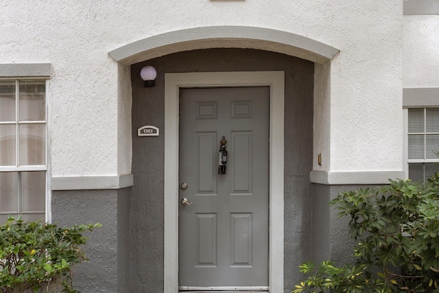 view of entrance to property